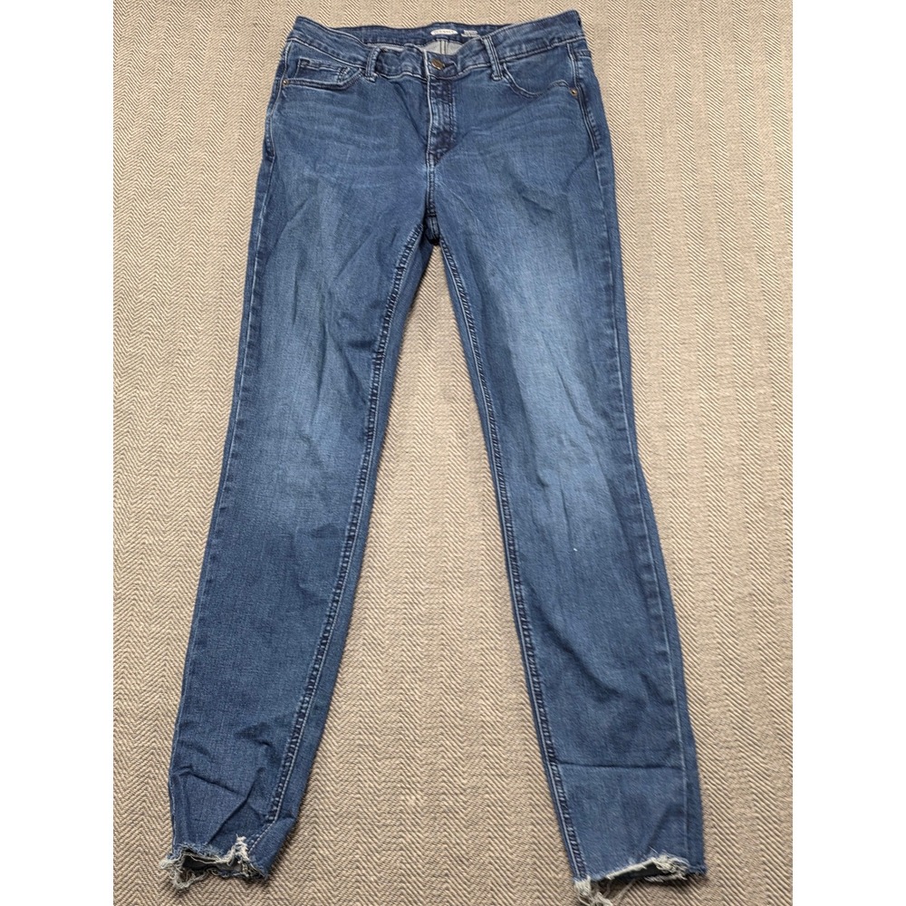 Old Navy‎ Rockstar Super Skinny Built In Sculpt Jeans Medium Wash Size 12 Tall